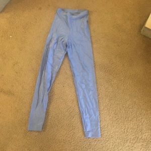 American apparel light blue leggings